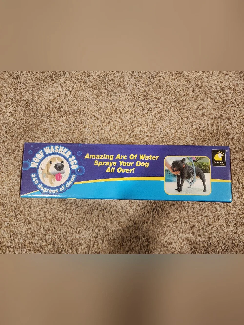 Pet Dog Bathing Ring Sprinkler - Blue